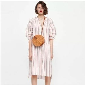 Zara striped dress